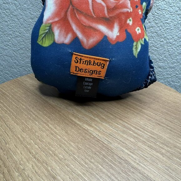 Stinkbug Designs Handmade Media Art Doll with heart pocket for worries - Picture 5 of 10